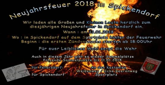 Neujahrsfeuer