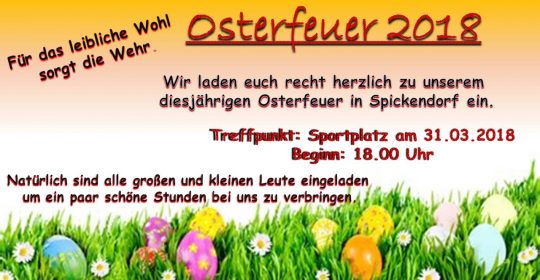 Osterfeuer 2018